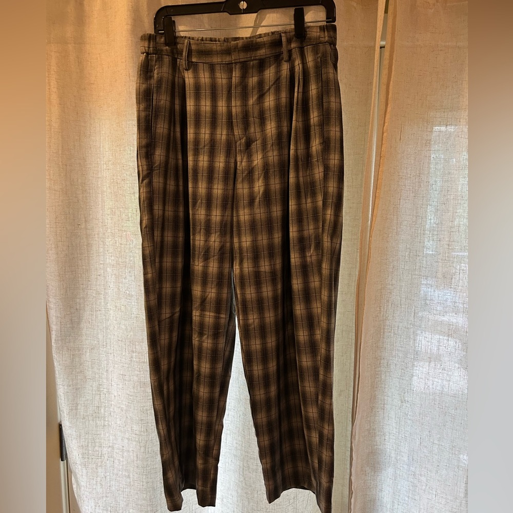 Urban Outfitters Plaid and Pleated Pants - size large